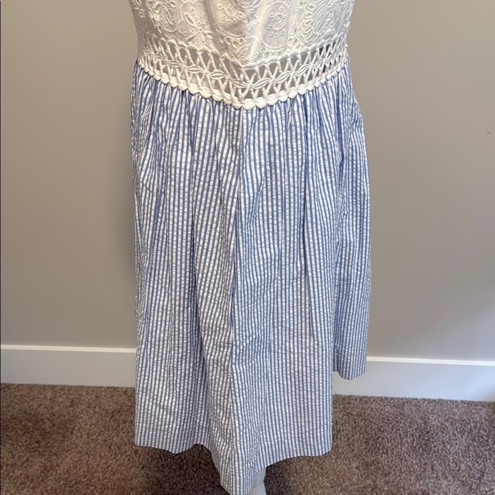 Lilly Pulitzer Alivia Dress in Bennett Blue Sz 10 - Picture 7 of 13